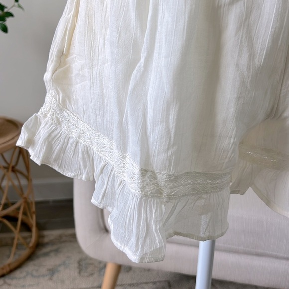 NWOT Free People Feelin' Fancy Convertible Romper Ivory XS - Picture 7 of 16